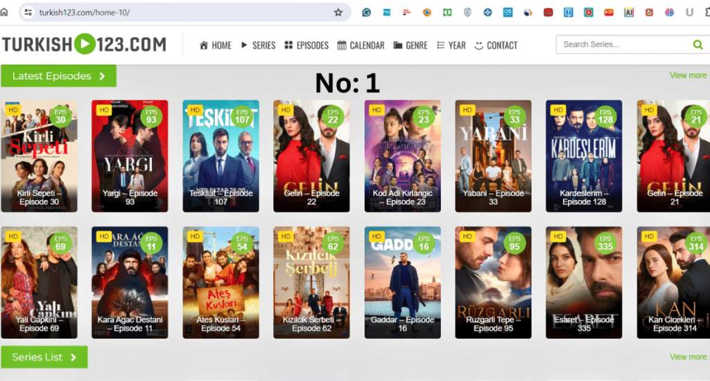 No 1 Turkish series 123